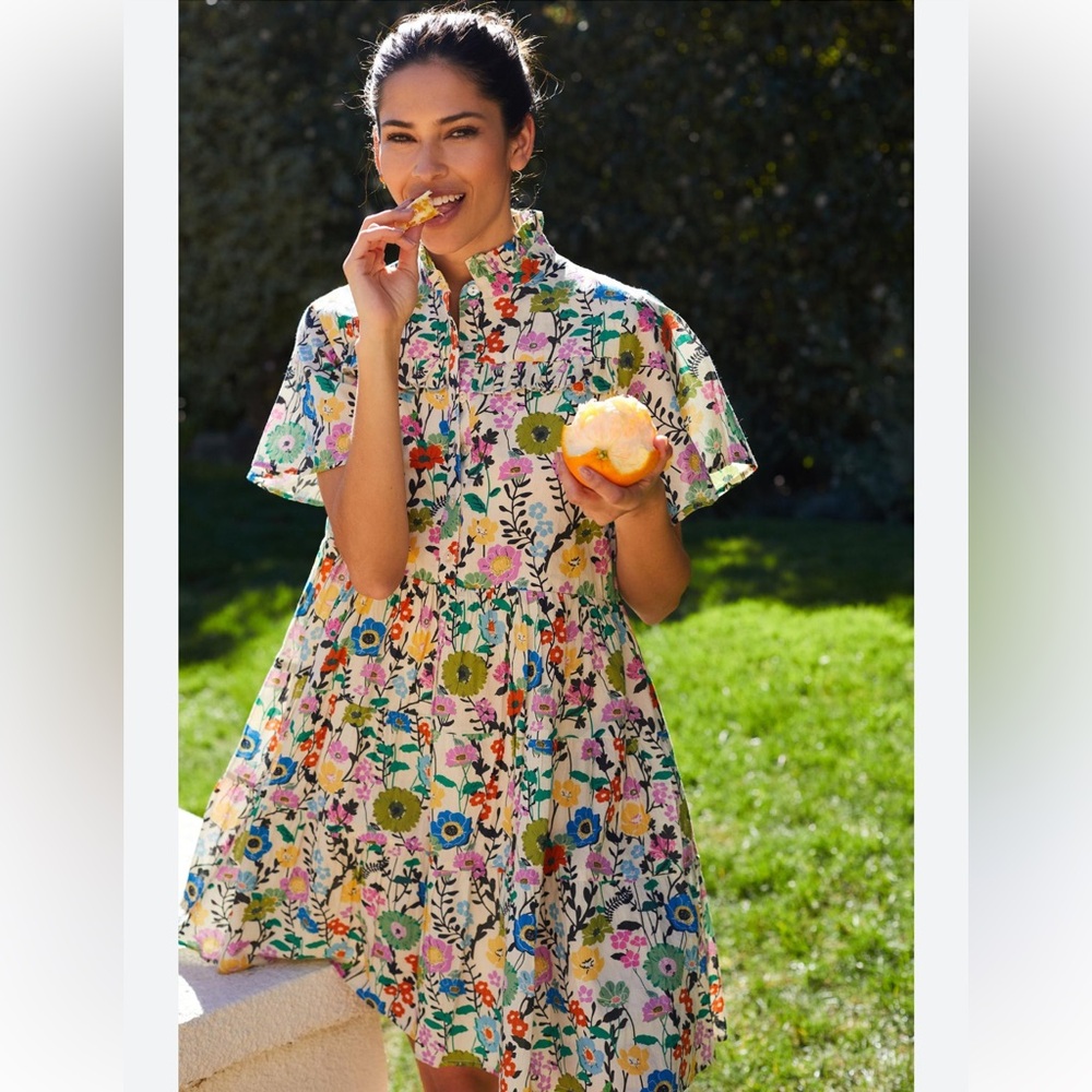 Ro's Garden Vibeka Ruffled Mini Dress